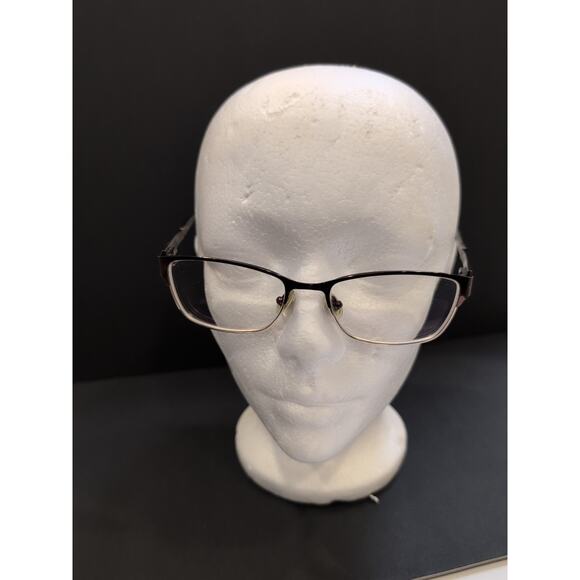 KAY UNGER NEW YORK Eyeglasses K215 Brown Frame 53[] 18 140 Flex Hinges - Picture 1 of 7